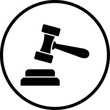 Kişisel ve ticari kullanım için hukuk simgesi...