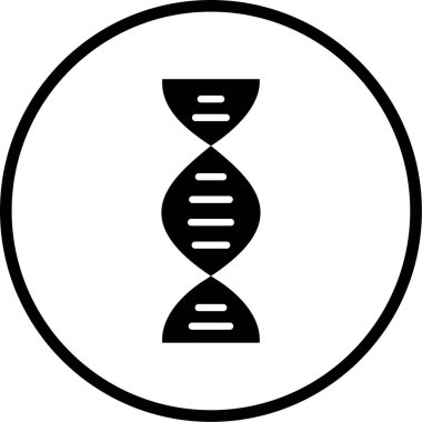 DNA simgesi vektör illüstrasyonu