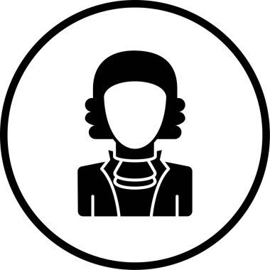 avatar. Web simgesi basit illüstrasyon