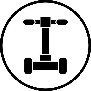 Park ediyor. Web simgesi basit illüstrasyon