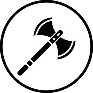 Balta simgesinin vektör illüstrasyonu