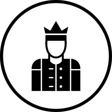 Bir asker simgesinin vektör illüstrasyonu