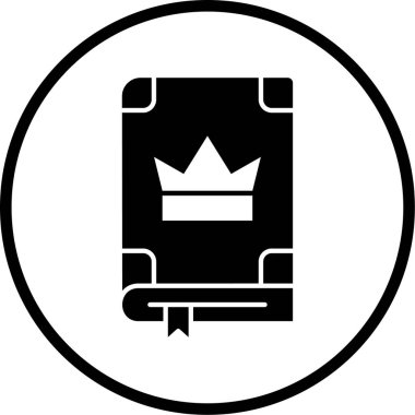 Kitap simgesinin vektör illüstrasyonu