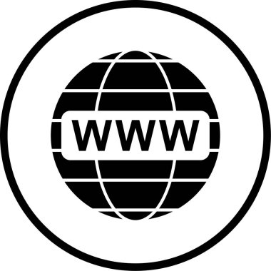 genel web simgesi vektör illüstrasyonu