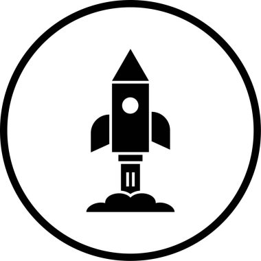 Başlangıç. Web simgesi basit illüstrasyon