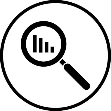 Ara. Web simgesi basit illüstrasyon