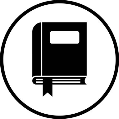 kitap simgesi vektör illüstrasyonu