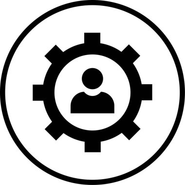 Seo simgesinin vektör illüstrasyonu