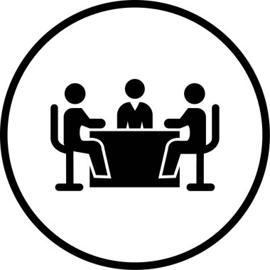 İnsan simgesinin vektör illüstrasyonu