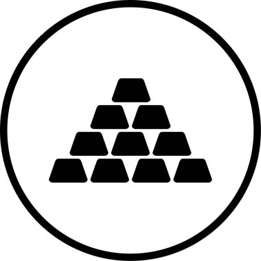 Modern simge altının vektör illüstrasyonu 