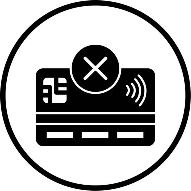 Modern kredi kartı simgesinin vektör illüstrasyonu