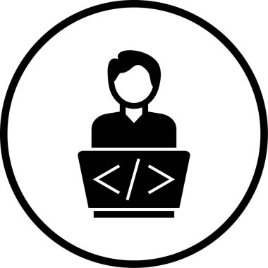 Seo simgesinin vektör illüstrasyonu