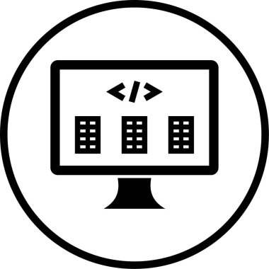 vektör bilgisayar simgesi illüstrasyonu