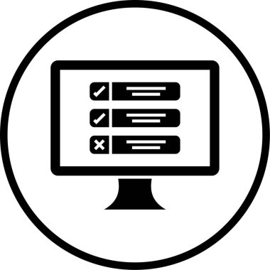 vektör bilgisayar simgesi illüstrasyonu