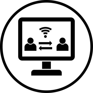 seo modern simgesinin vektör illüstrasyonu