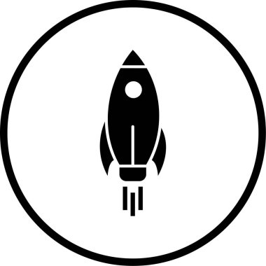 Başlangıç. Web simgesi basit illüstrasyon