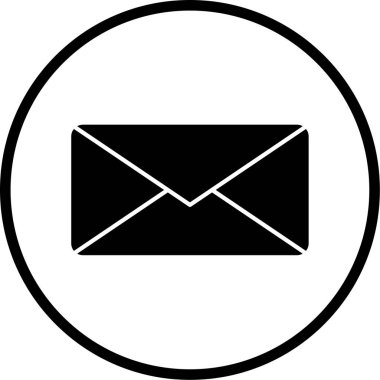 E- posta simgesi vektör illüstrasyonu