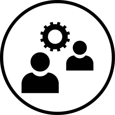 kullanıcı. Web simgesi basit illüstrasyon