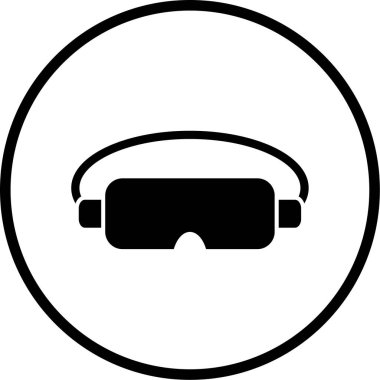 gözlüklerin vektör illüstrasyonu modern simge