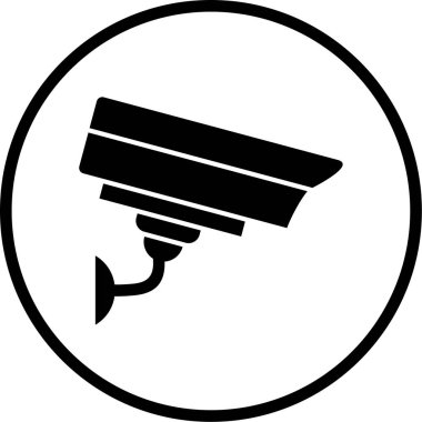 Kamera modern simgesinin vektör illüstrasyonu