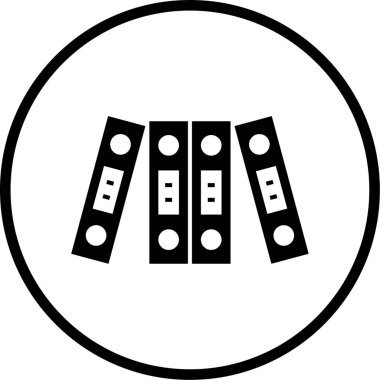 Dosya simgesinin vektör illüstrasyonu