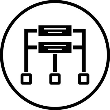 seo modern simgesinin vektör illüstrasyonu