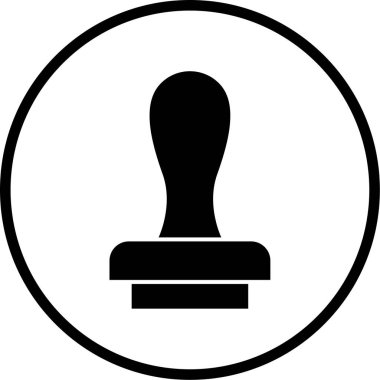 Bir pulun vektör illüstrasyonuName