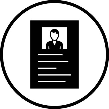 Belge simgesinin vektör illüstrasyonu