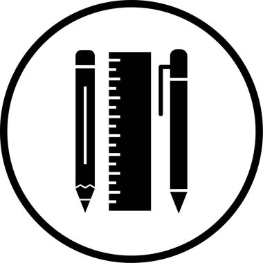 Kalemler. Web simgesi basit tasarım