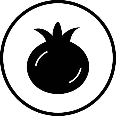 taze organik gıda vektör simgesi beyaz üzerinde izole