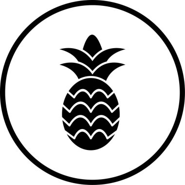 taze organik gıda vektör simgesi beyaz üzerinde izole