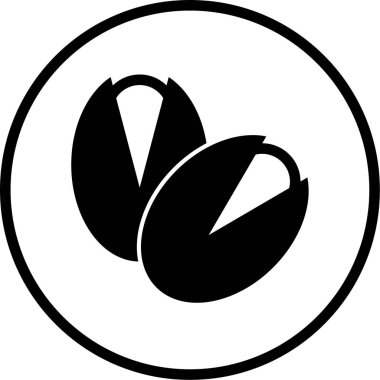 taze organik gıda vektör simgesi beyaz üzerinde izole