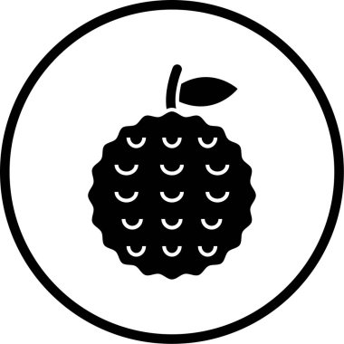 taze organik gıda vektör simgesi beyaz üzerinde izole