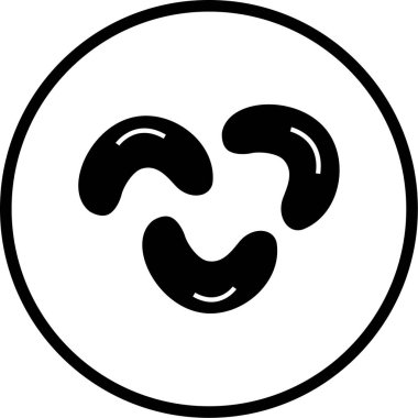 taze organik gıda vektör simgesi beyaz üzerinde izole