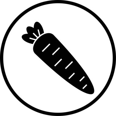 taze organik gıda vektör simgesi beyaz üzerinde izole