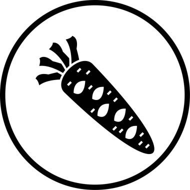 taze organik gıda vektör simgesi beyaz üzerinde izole