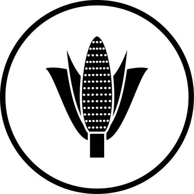 taze organik gıda vektör simgesi beyaz üzerinde izole