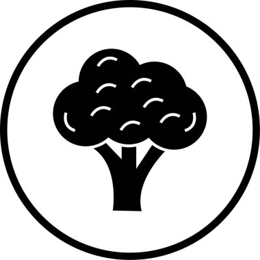 taze organik gıda vektör simgesi beyaz üzerinde izole