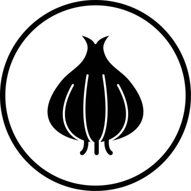 taze organik gıda vektör simgesi beyaz üzerinde izole