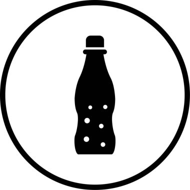 Bira ikonunun vektör illüstrasyonu