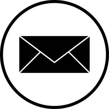 E- posta simgesi vektör illüstrasyonu