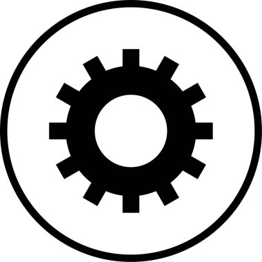 Teçhizat Web simgesi basit illüstrasyon