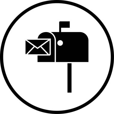 E- posta simgesi vektör illüstrasyonu