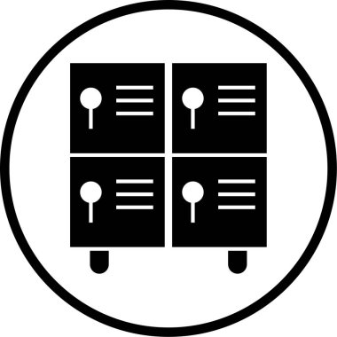 Hastane. Web simgesi basit illüstrasyon