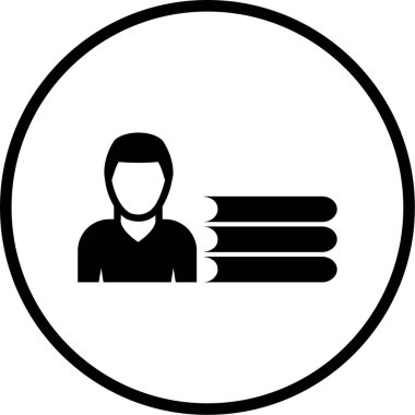 Erkek ve kadın ikonunun vektör illüstrasyonu