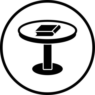 Tablo simgesinin vektör illüstrasyonu