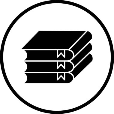 Kitap simgesinin vektör illüstrasyonu