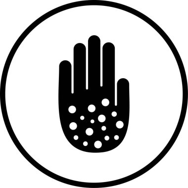 Kişisel ve ticari kullanım için güzel bir simgenin vektör çizimi.