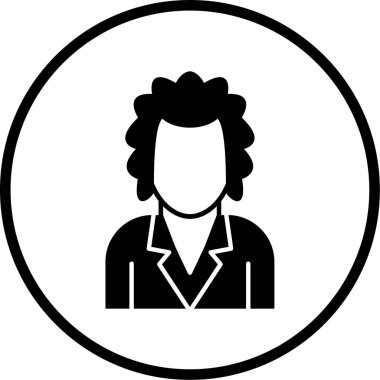 iş adamı simgesi vektör illüstrasyonu