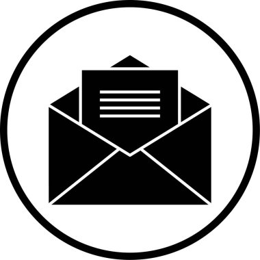 E- posta simgesi vektör illüstrasyonu